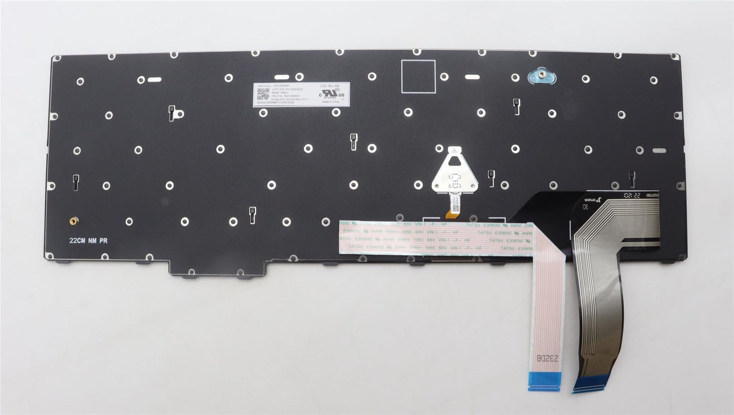 Lenovo ThinkPad T16 Gen 1 P16s Gen 1 L15 Gen 3 s Keyboard Black 5N21D93730