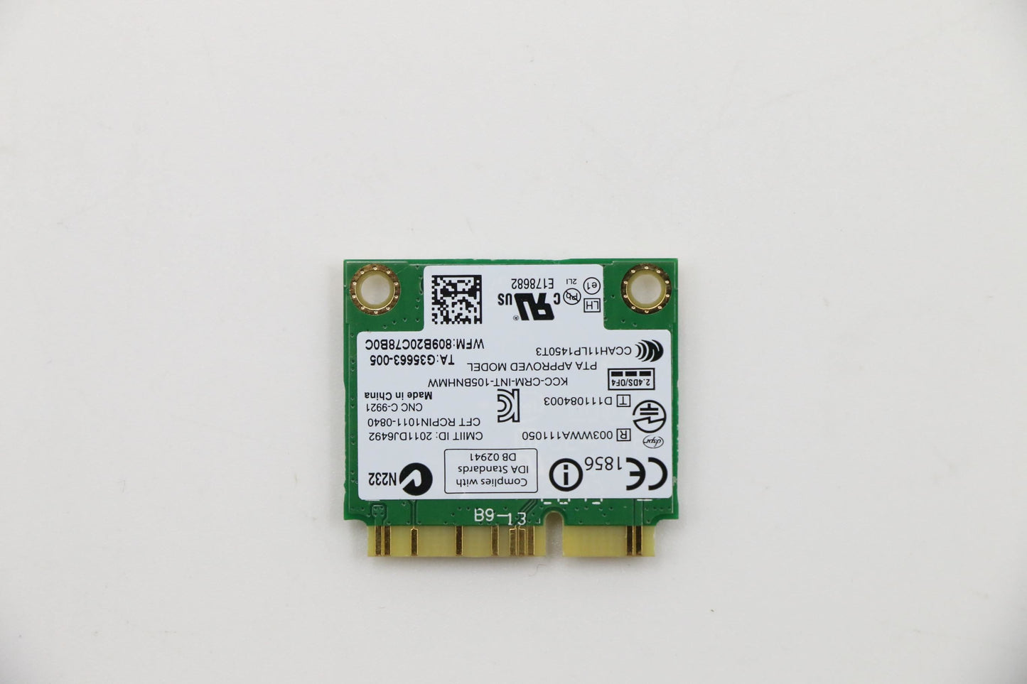 Lenovo Canyon Peak Card WiFi WLAN Intel Board 11200583