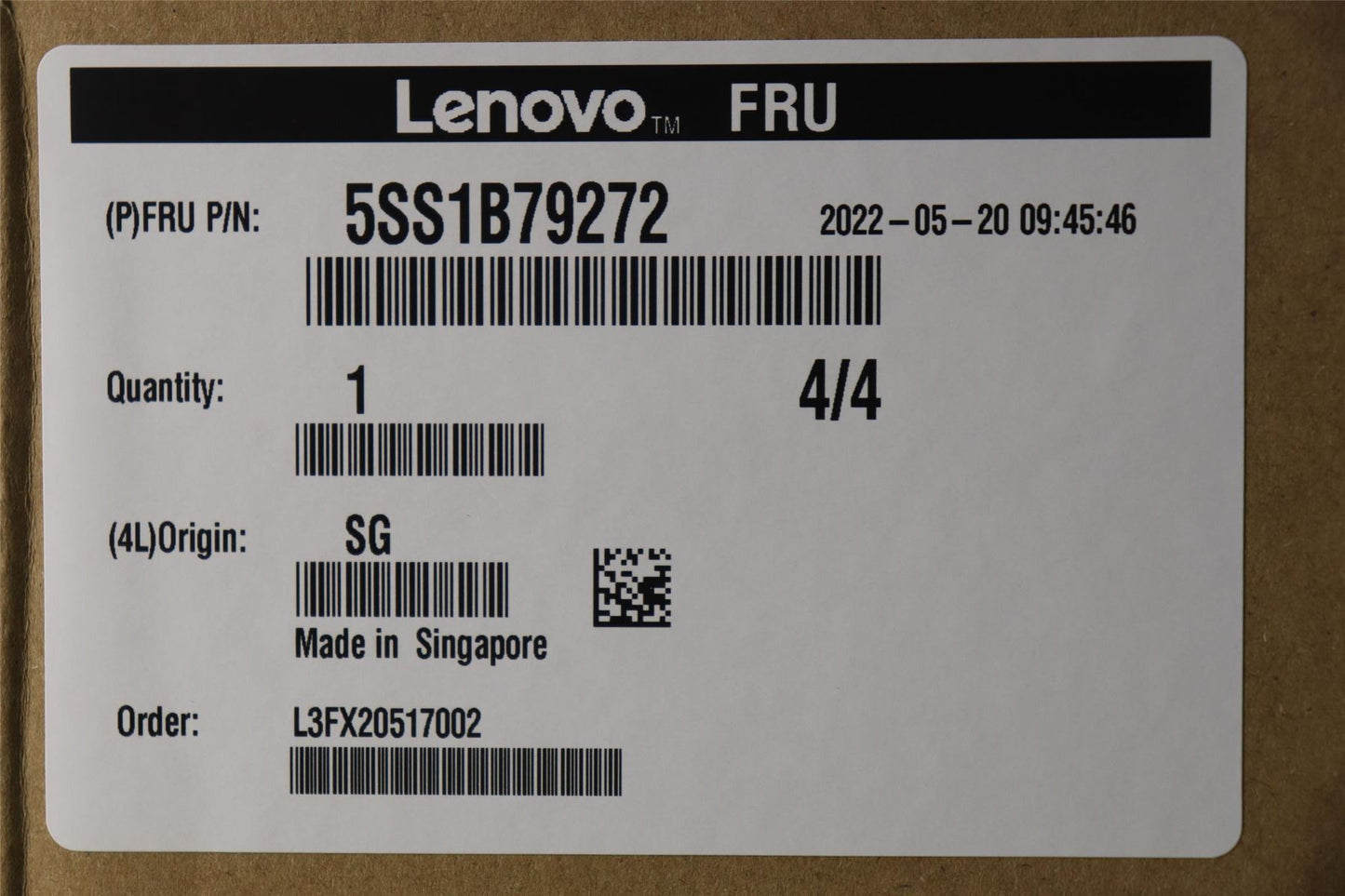 Lenovo ThinkStation P920 P620 P360 Solid State Drive SSD 7680 2.5 5SS1B79272