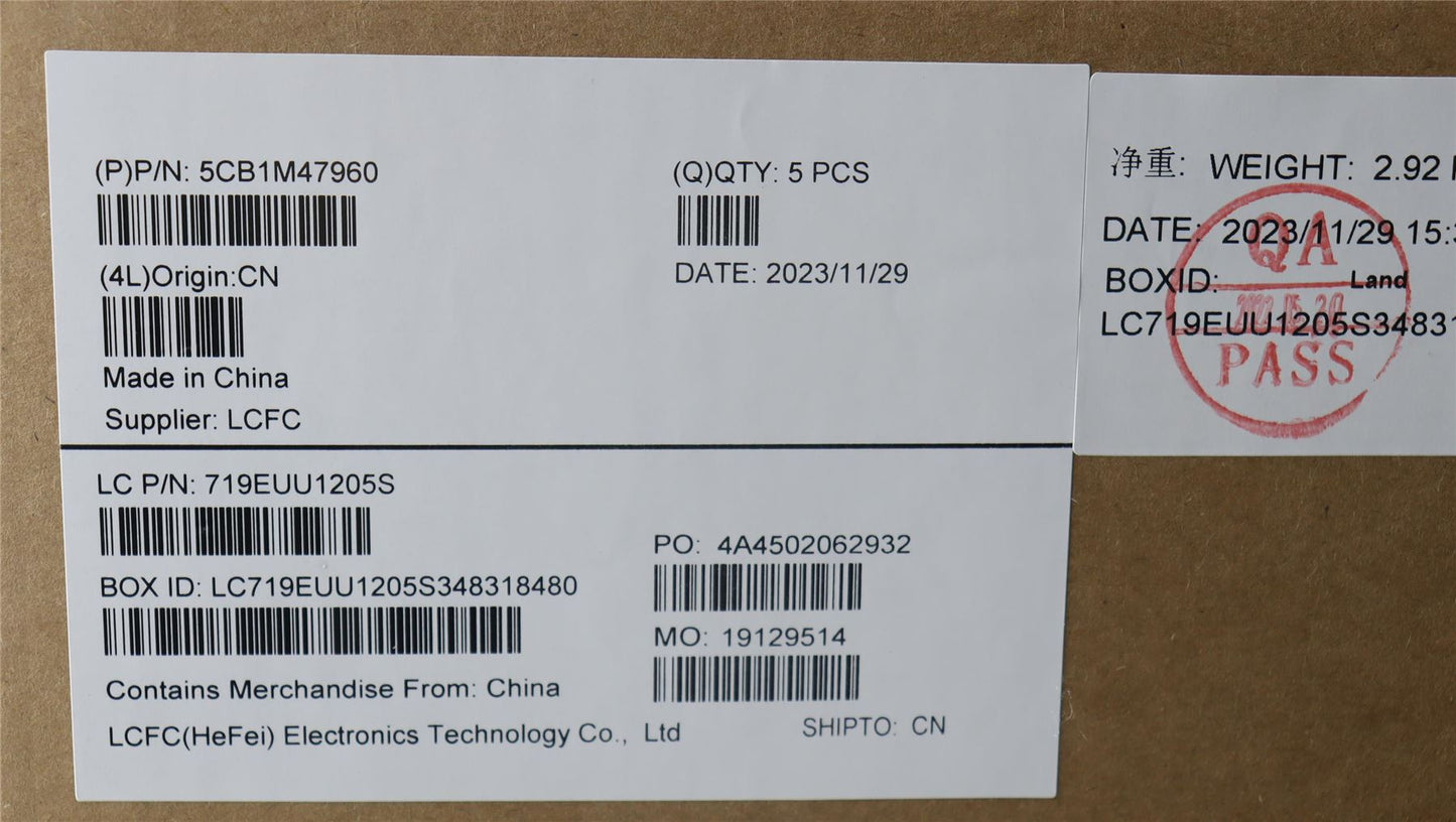 Lenovo COVER Upper Case ASM_NORDIC L 83ELFPAB 5CB1M47960