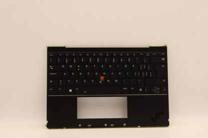 Lenovo ThinkPad Z13 Gen 1 Keyboard Palmrest Top Cover Switzerland 5M11H94987