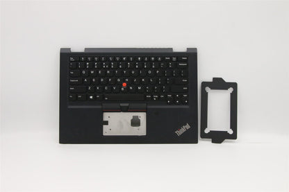 Lenovo ThinkPad X390 Keyboard Palmrest Top Cover India English Black 02HM702