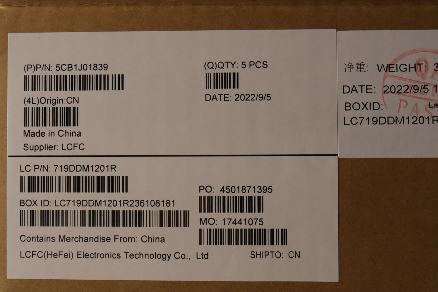 Lenovo Upper Case ASM_NORDIC L82QG FPSG 5CB1J01839