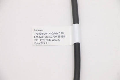 Lenovo 5C10V25720 FRU TBT4 Dock cable 0.7m Lintes