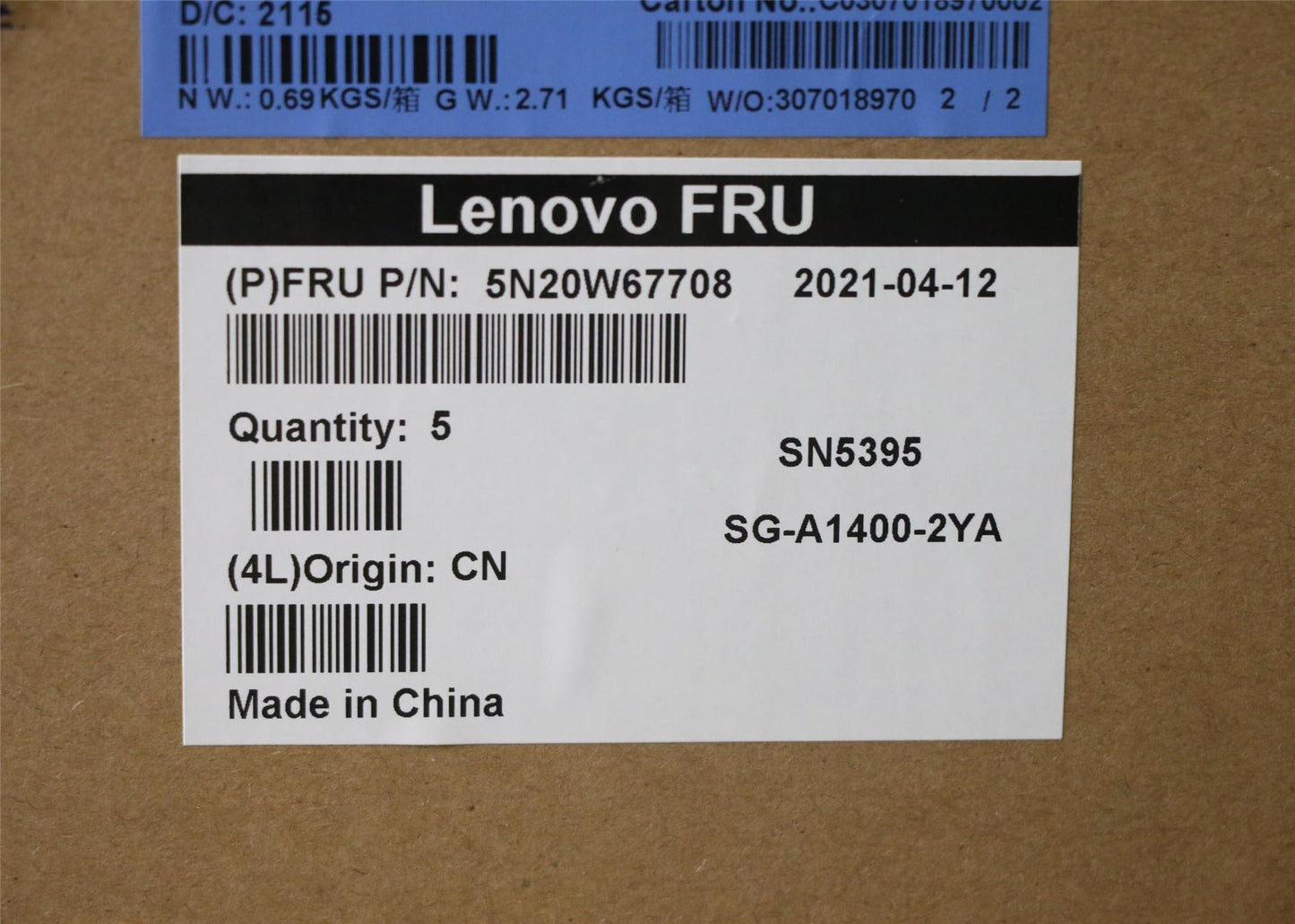 Lenovo ThinkPad L14 2 L14 Keyboard Slovenian Black 5N20W67708