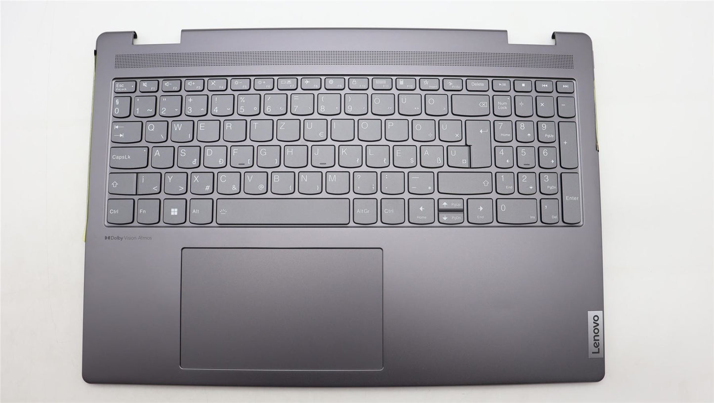 Lenovo Yoga 7 16IAH7 Palmrest Cover Touchpad Keyboard Hungarian 5CB1J04003
