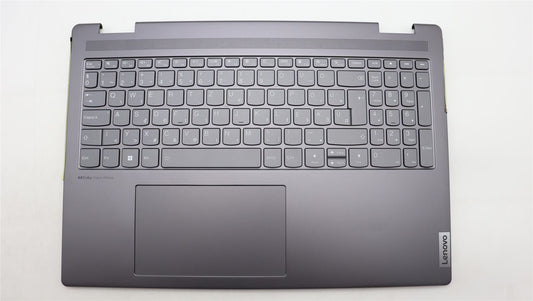 Lenovo Yoga 7 16IAH7 Palmrest Cover Touchpad Keyboard Hungarian 5CB1J04003