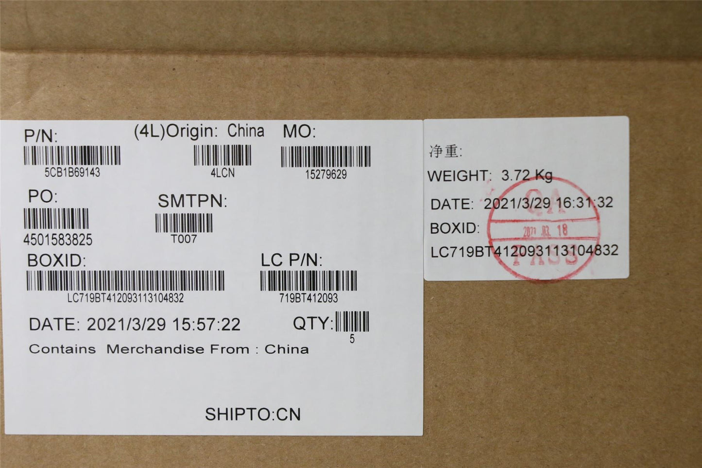 Lenovo IdeaPad 3-15ITL6 3-15ALC6 Palmrest Cover Touchpad Keyboard 5CB1B69143
