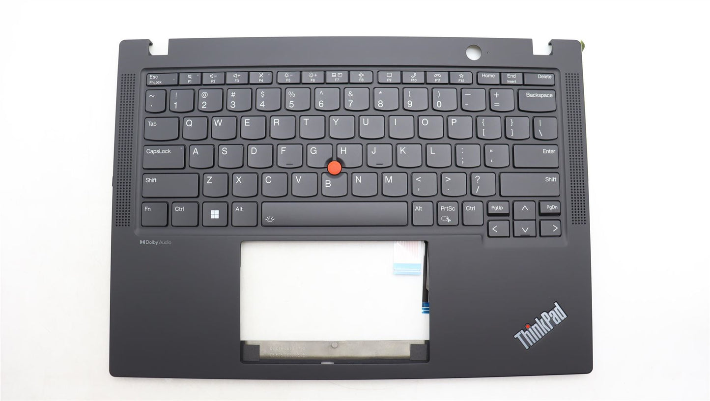 Lenovo ThinkPad X13 Gen 4 Keyboard Palmrest Top Cover US Black 5M11L85905