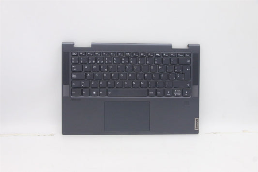 Lenovo Yoga 7-14ITL5 Keyboard Palmrest Top Cover Spanish Blue 5CB1A16217