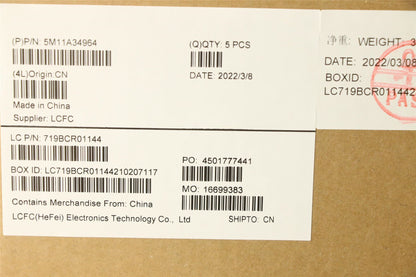 Lenovo MECH_ASM KBD BEL BL(Pri) Pat UK BK 5M11A34964