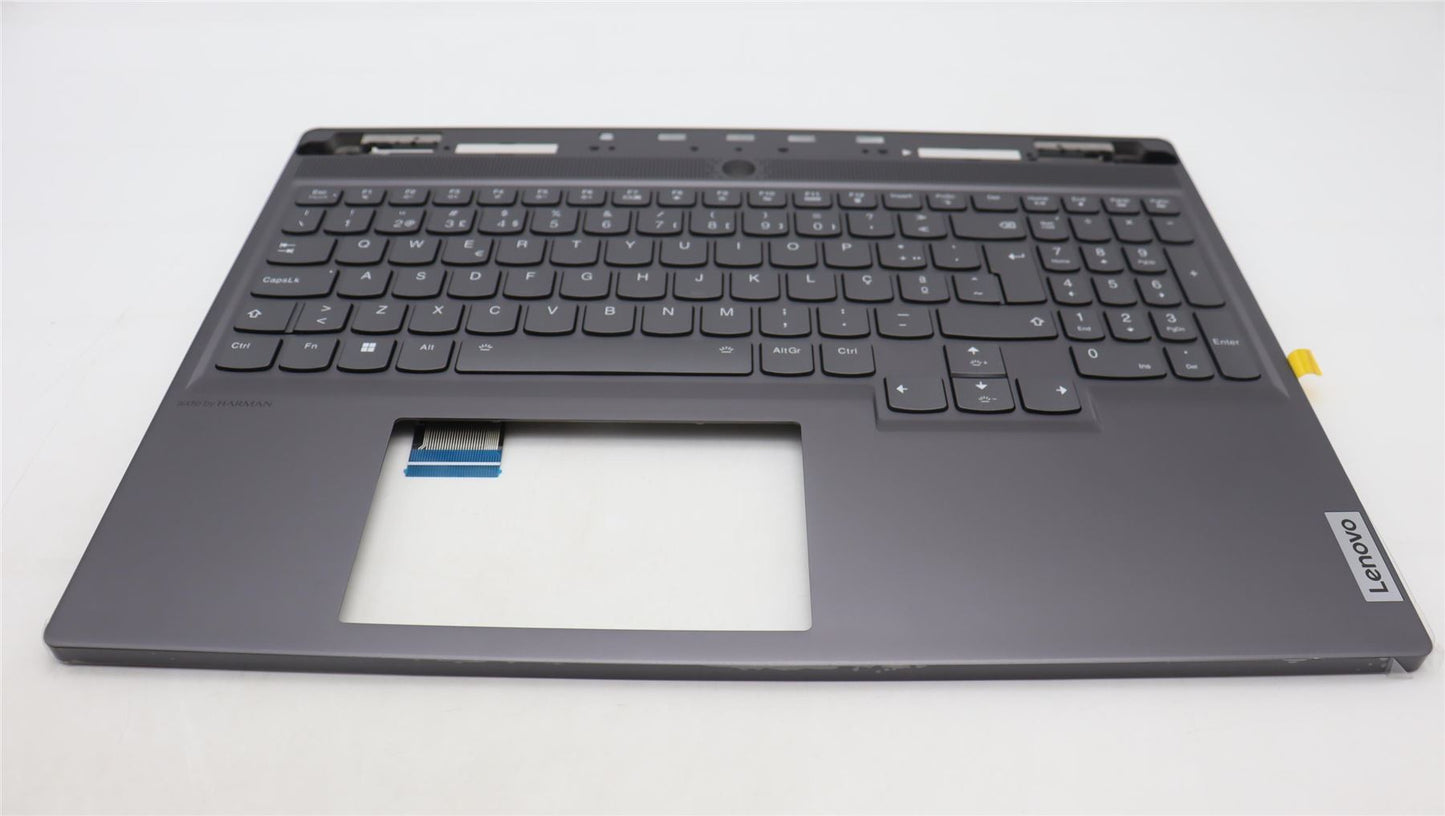 Lenovo Legion S7 16IRH8 Keyboard Palmrest Top Cover Portuguese Grey 5CB1L68003