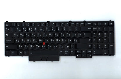 Lenovo ThinkPad P51 P71 Keyboard Russain Black Backlit 01HW223