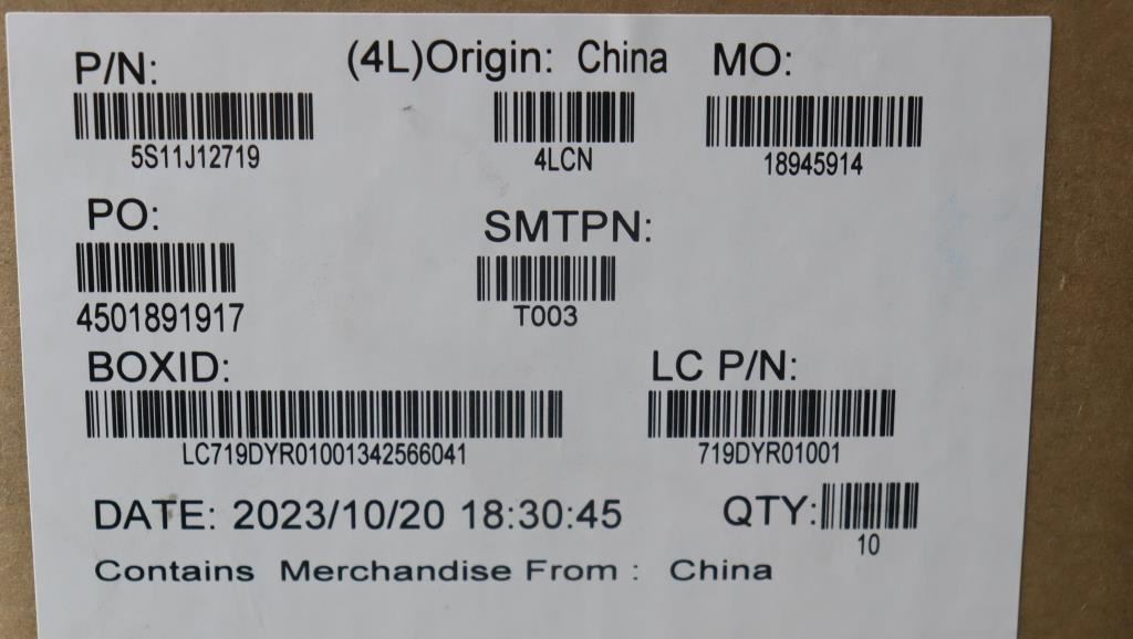 Lenovo SCREW KIT,Screw 5S11J12719