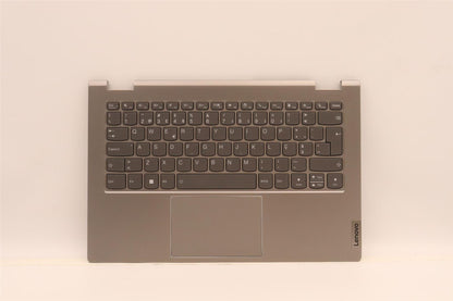 Lenovo Yoga 14s G2 IAP Palmrest Cover Touchpad Keyboard Portuguese 5CB1J10019