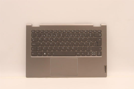 Lenovo Yoga 14s G2 IAP Palmrest Cover Touchpad Keyboard Portuguese 5CB1J10019
