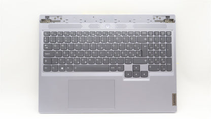 Lenovo Slim 5 16IRH8 5 16APH8 Palmrest Cover Touchpad Keyboard Grey 5CB1L60095