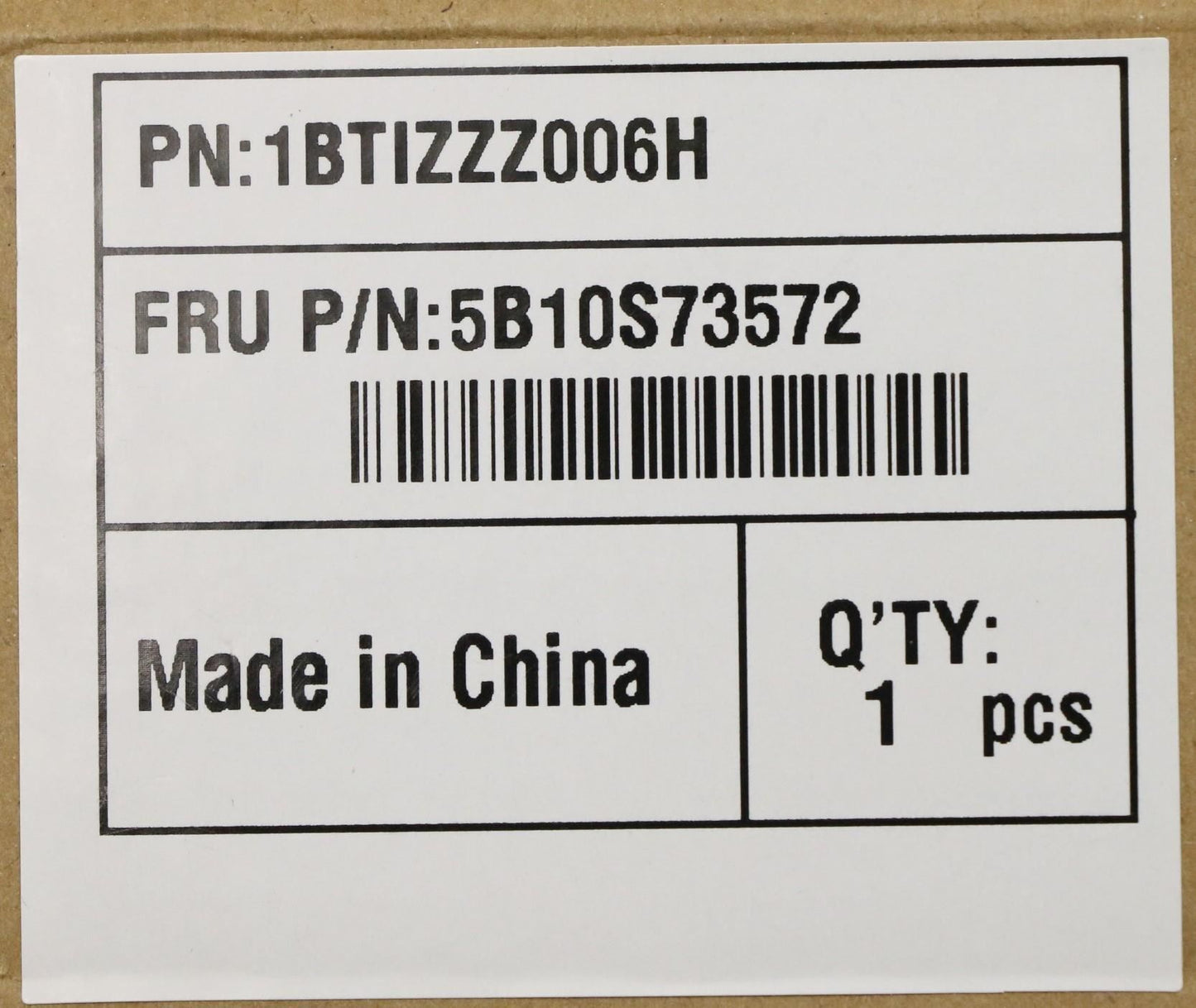 Lenovo FRU BATTERY CMOS battery 5B10S73572