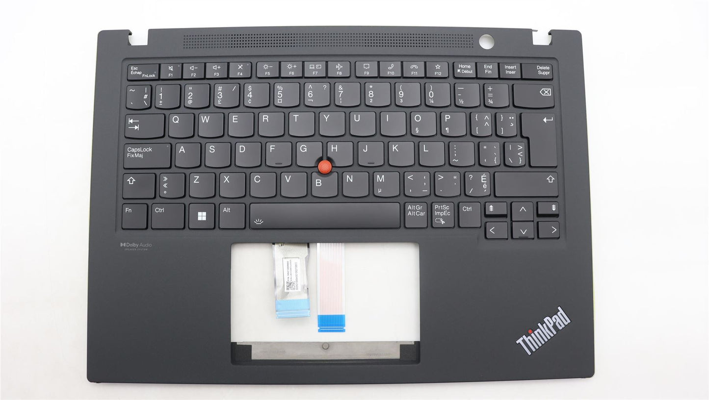 Lenovo ThinkPad T14s Gen 3 Keyboard Palmrest Top Cover US Black 5M11H27371