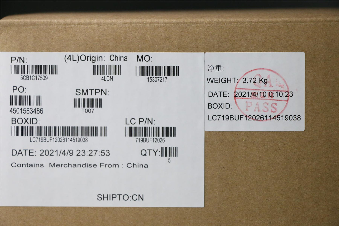Lenovo Upper Case ASM_BEL L82KD BK TEX 5CB1C17509