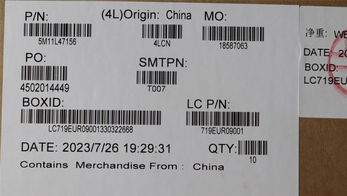 Lenovo 5M11L47156 SE10_Dummy-EXPN-BKT_package
