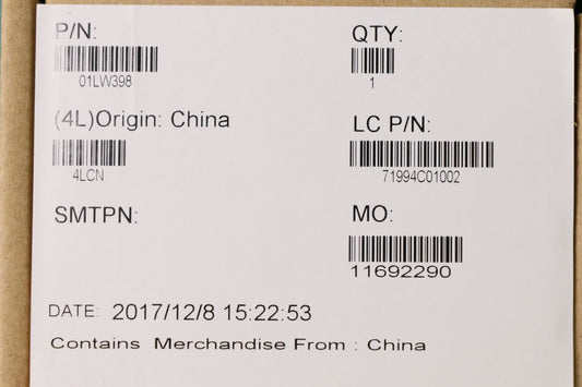 Lenovo SCREW FRU Screw kit 01LW398