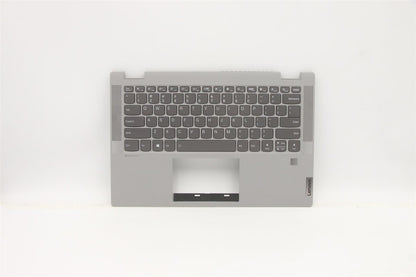 Lenovo Flex 5-14ALC05 Keyboard Palmrest Top Cover Hungarian Grey 5CB1C19384