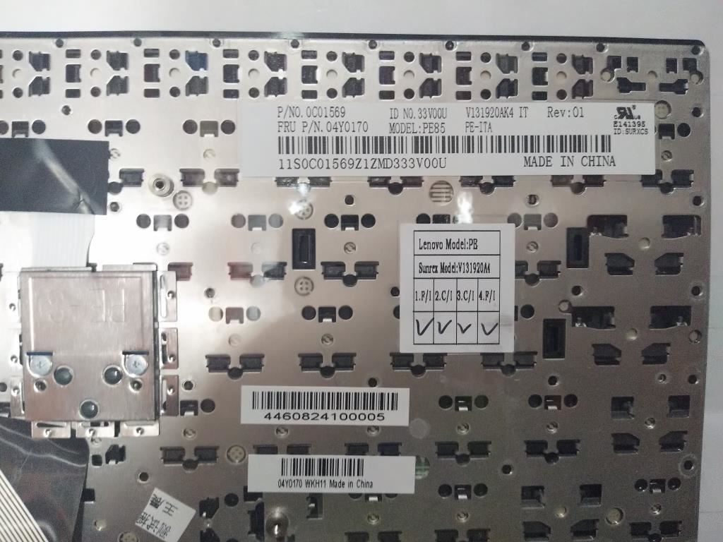 Lenovo FRU PT-KBD ITA CHY Italian Portuguese Keyboard 04Y0133
