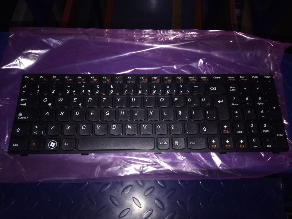 Lenovo DFT4G8TUR102BlackKeyBlackFKBD Keyboard 25201880