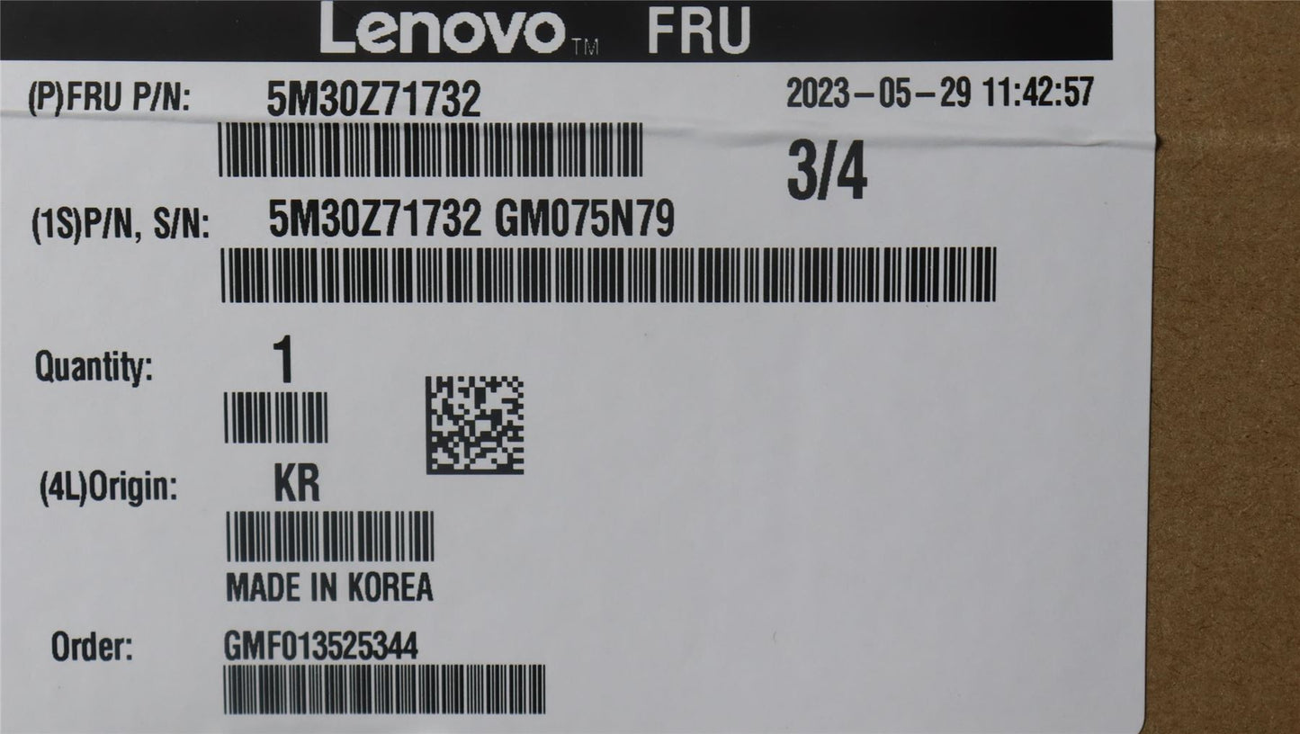 Lenovo MEMORY ECC SODIMM,16GB,DDR5,4800,Samsung 5M30Z71730