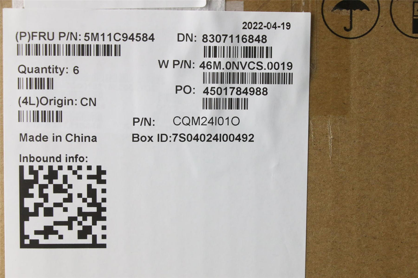 Lenovo MECH_ASM FRASM KYB EUENG CcCP,NW Chicony 5M11C94580