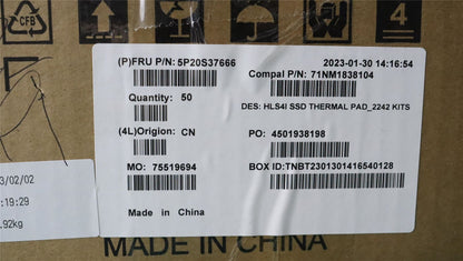 Lenovo SSD pad C 82XF 10pcs for 2242 5P20S37666