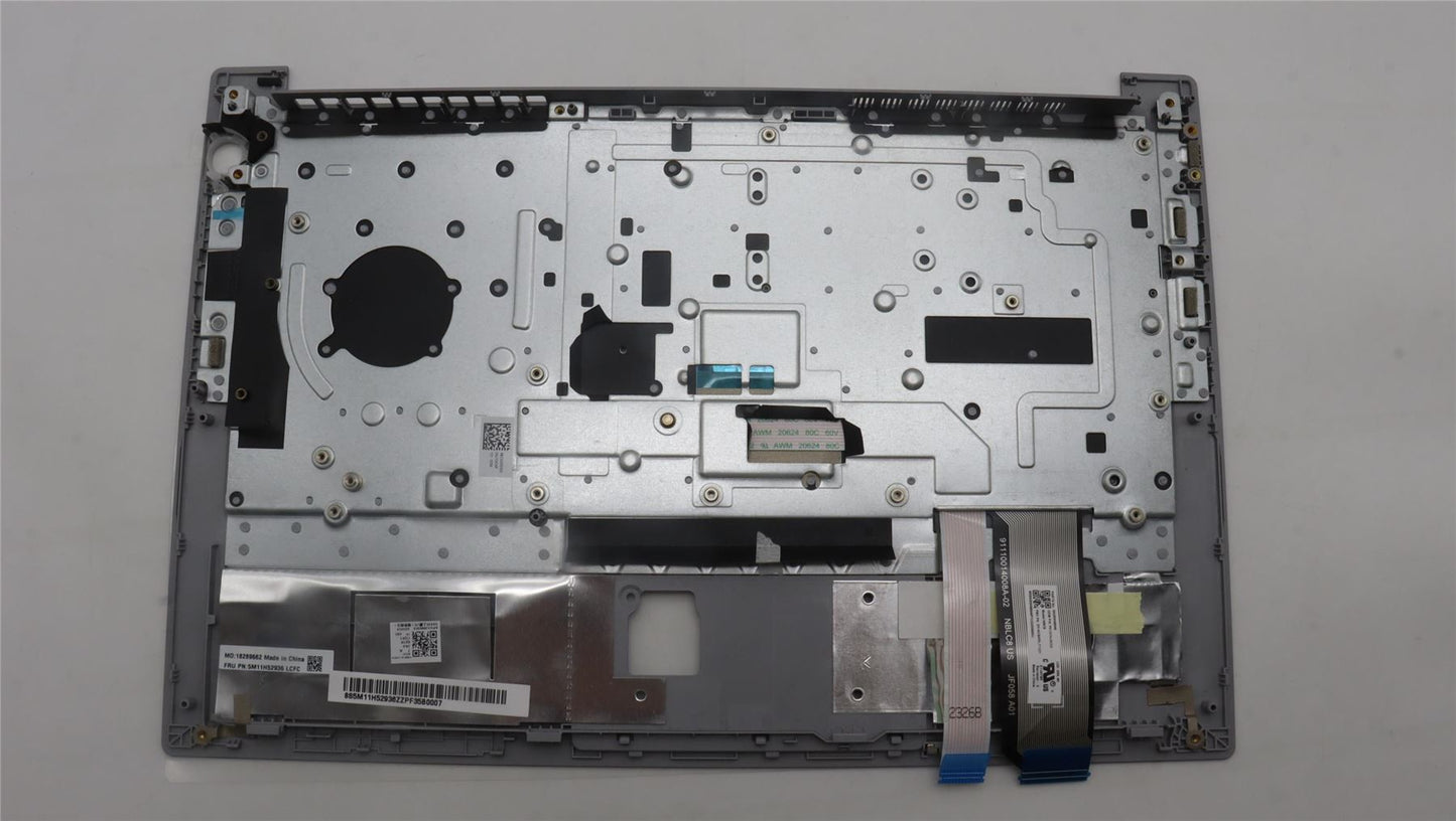 Lenovo Legion S7 16APH8 Keyboard Palmrest Top Cover Belgian Silver 5CB1L68917