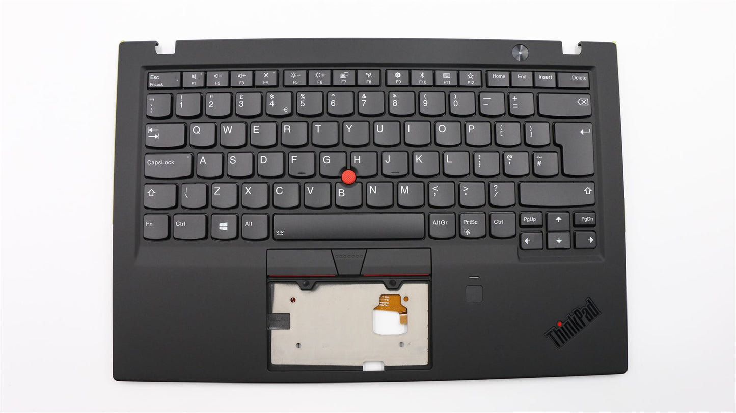 Lenovo Carbon X1 6. Tastatur-Handballenauflage, obere Abdeckung, UK, Schwarz, 01YR636