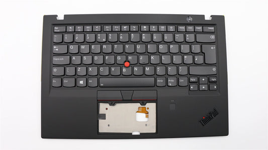 Lenovo Carbon X1 6th Keyboard Palmrest Top Cover UK Black 01YR636