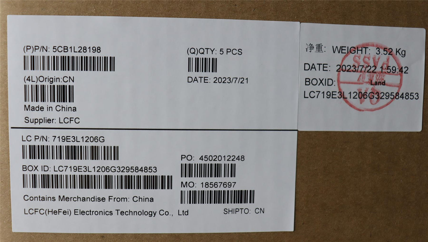 Lenovo Upper Case ASM_ITA L82XQ AGFP BL 5CB1L28198