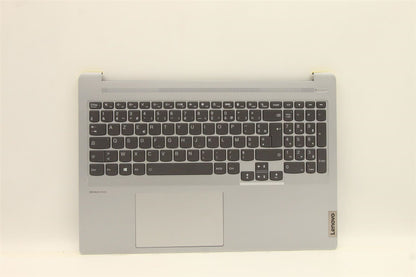 Lenovo IdeaPad 5 16ACH6 Palmrest Cover Touchpad Keyboard French Silver 5CB1C74908