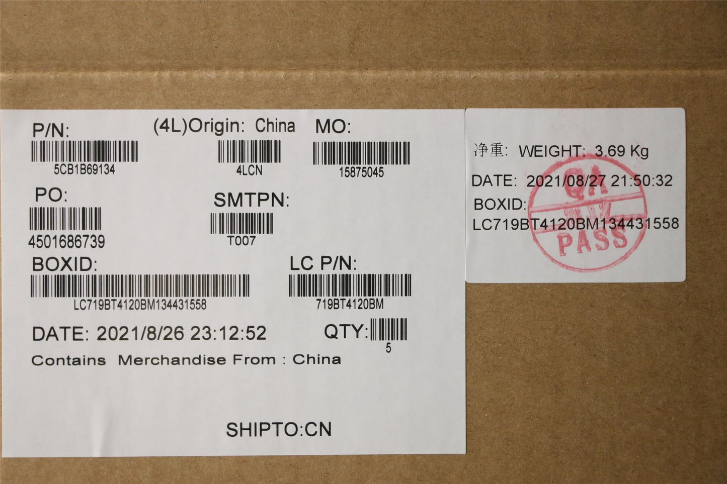 Lenovo Upper Case ASM_GERL82H8NFPAGBL 5CB1B69134