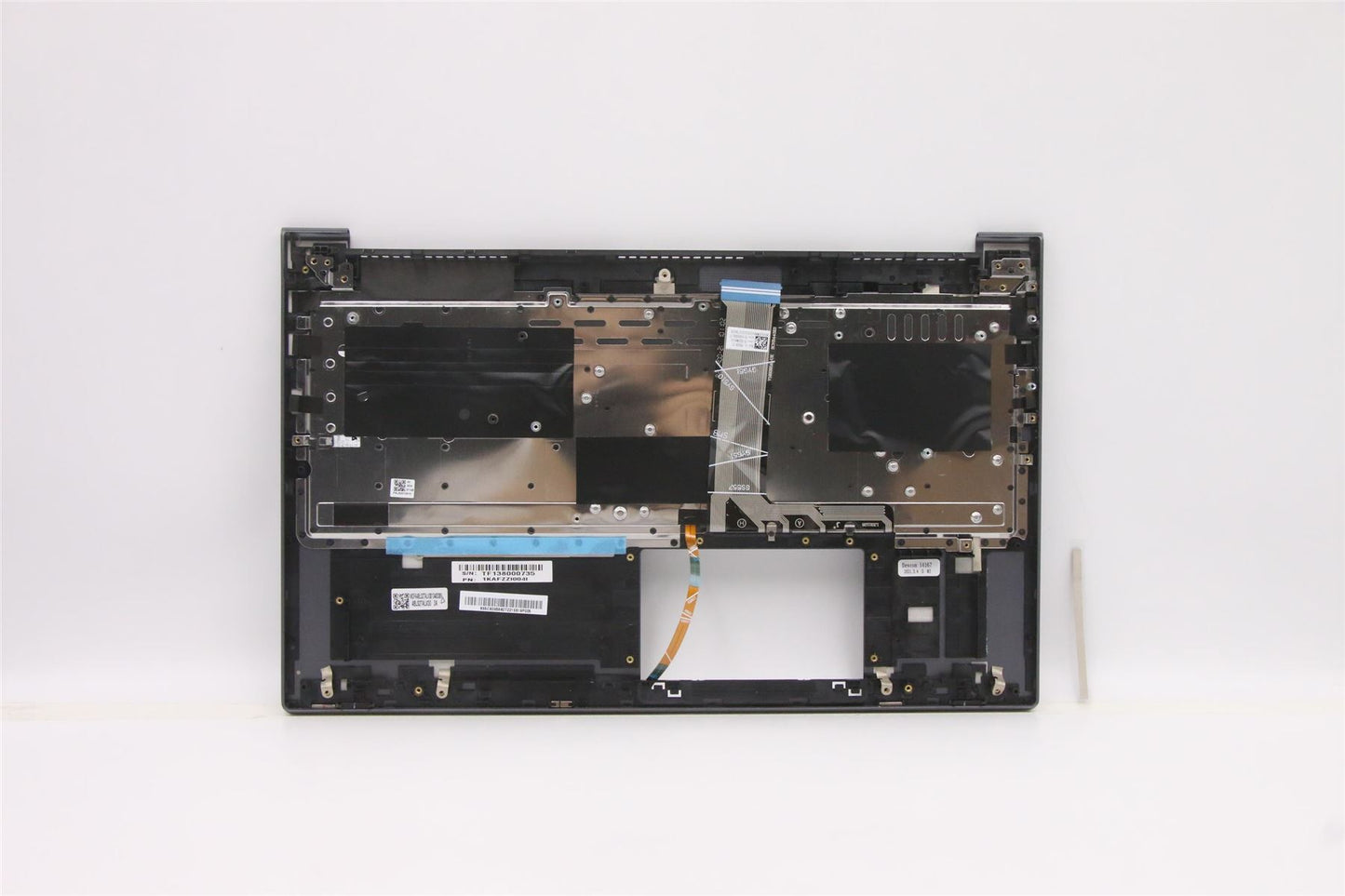 Lenovo Yoga 7-15IIL05 Keyboard Palmrest Top Cover Italian Grey 5CB0X55827