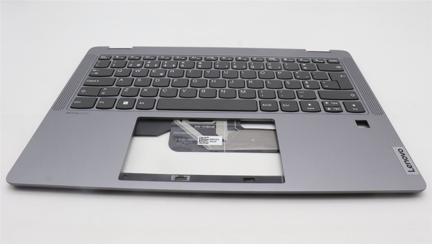Lenovo IdeaPad 5 14ABR8 Keyboard Palmrest Top Cover Portuguese 5CB1K20822