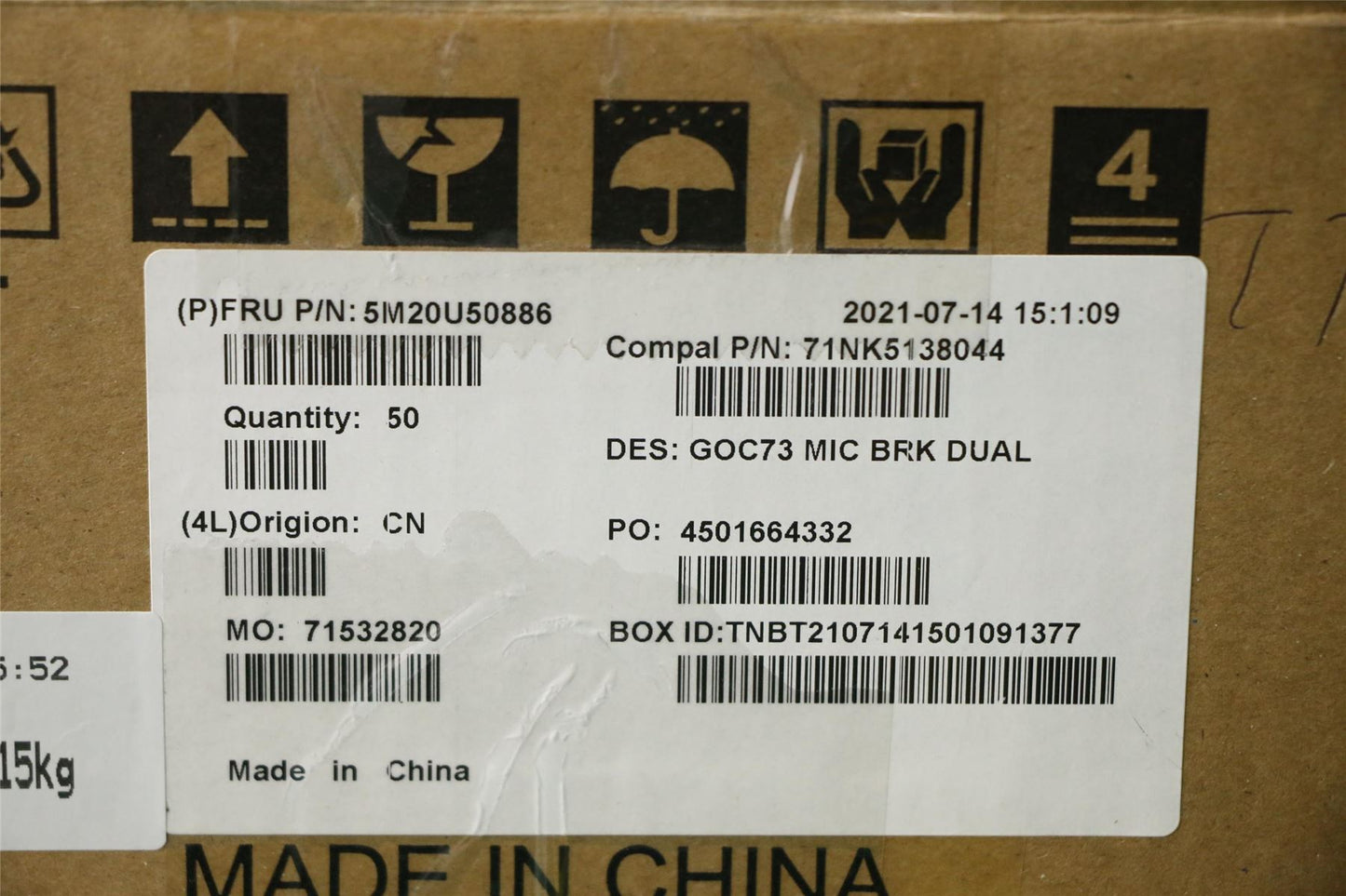 Lenovo MECHANICAL Dual MIC bracket,AIO 3 24 27 5M20U50886