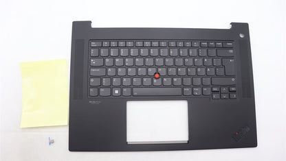 Lenovo ThinkPad P1 Gen 6 Keyboard Palmrest Top Cover Swedish Finnish 5M11L89058