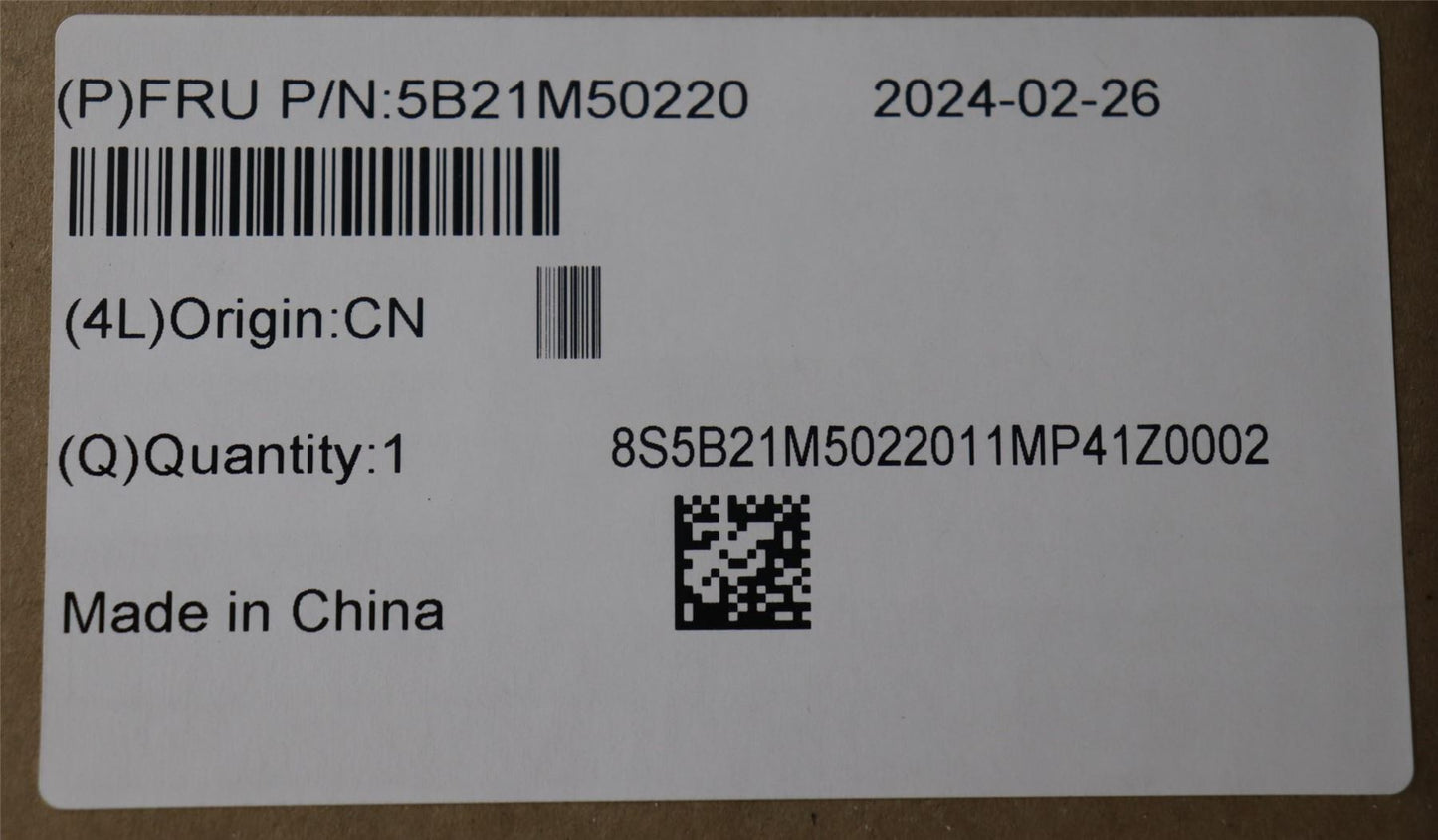 Lenovo MB 83DX R5HPTH RTX4050_6G WINRM 5B21M50220