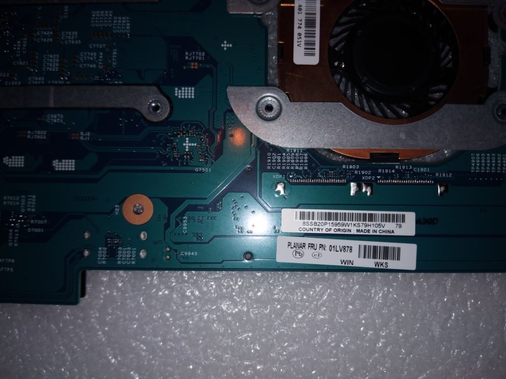 Lenovo Yoga X1 4th Gen X1 1st Gen Motherboard Mainboard 00JT804