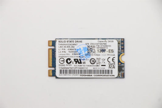 Lenovo 24G,M.2,2242,SATA6G,TOS,STD 45N8479