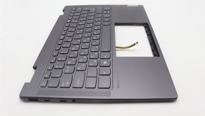 Lenovo Yoga 7 14IRL8 Keyboard Palmrest Top Cover Bulgarian Storm Grey 5CB1L40841