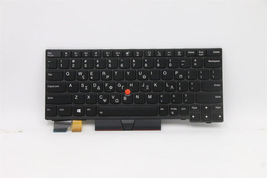 Lenovo ThinkPad X13 L13 Gen 2 s Keyboard Greek Black Backlit 5N20V43193