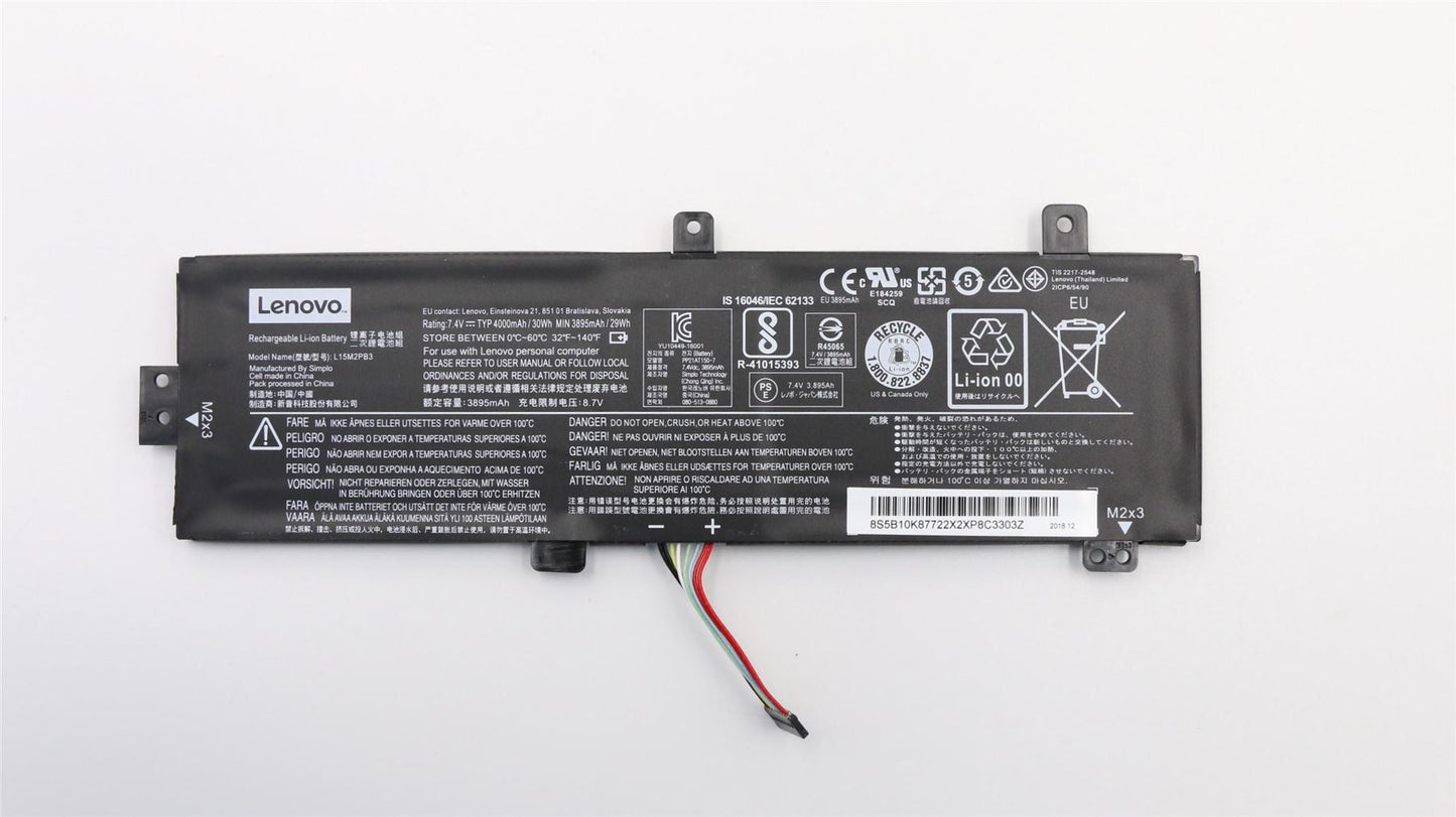 Lenovo SP/A L15M2PB3 7.4V30Wh2cell 5B10K87722