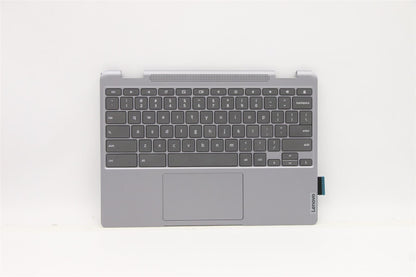 Lenovo Flex 11IJL6 Keyboard Palmrest Top Cover US Silver 5CB1D05180