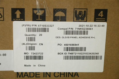 Lenovo 5T10S33327 TAPE Removable Tape C 82R1 R+L